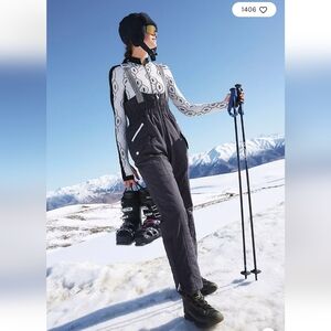 FP Movement All Prepped Ski Snow Bib Black XL